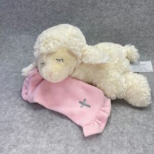 Nat & Jules Plush Praying Lamb Demdaco Sheep Lovey Now In Lay Me Down To Sleep